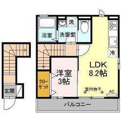 シティハウス高萩Mの物件間取画像